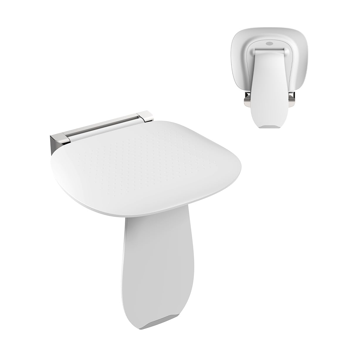 Klappbarer Duschsitz, Weiss Large