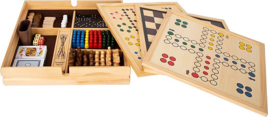 Spielesammlung mit 20 klassischen Gesellschaftsspielen