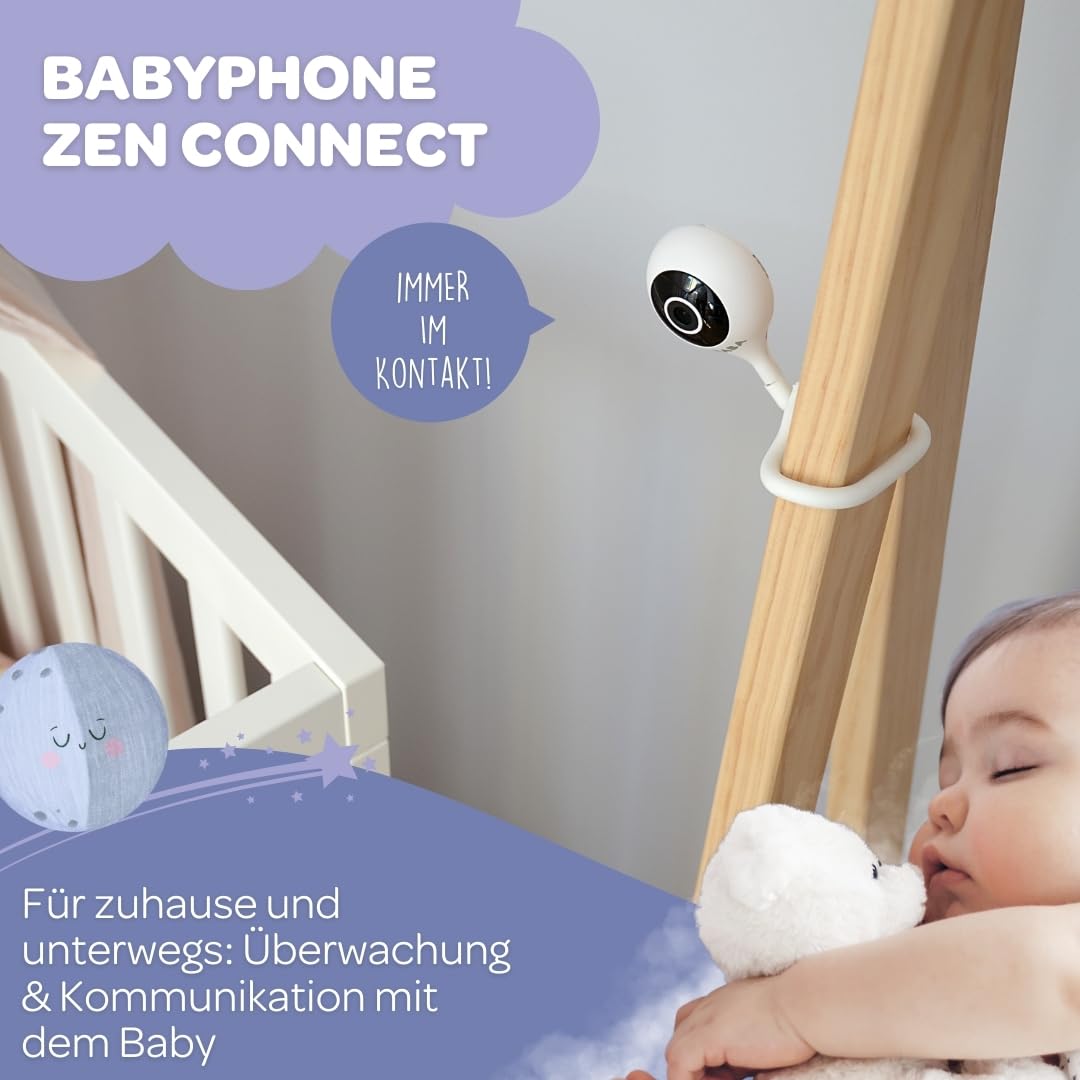 Video Baby Monitor Zen, Weiß