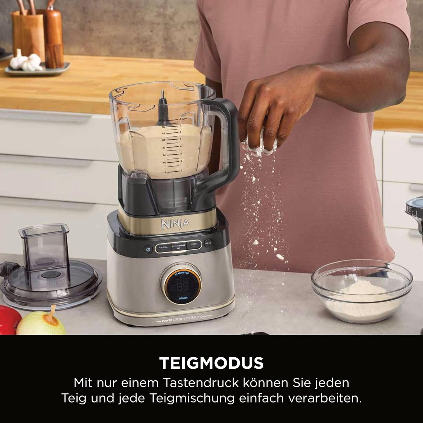 3-in-1 Power Blender Processor Pro TB401EUSTGD, 3-in-1 Mixer Stone Gold