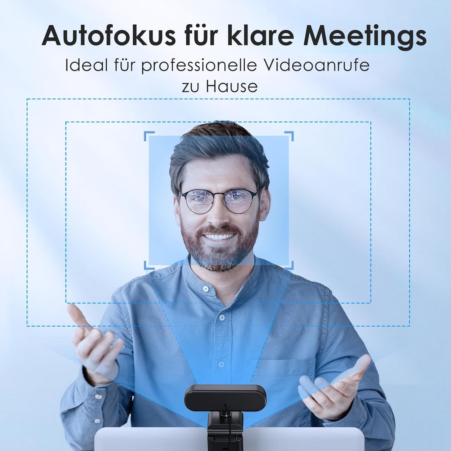 1080P Autofokus-Webcam Nova mit Mikrofonen, NOVA