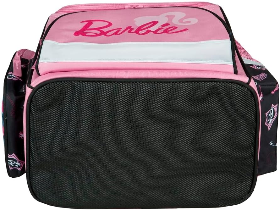Ergonomisches Barbie Schulranzen-Set, Barbie 9-teiliges Set mit Sporttasche