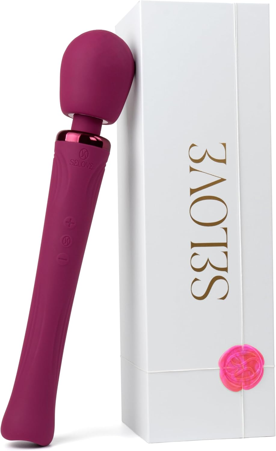 Vela Wand Massagestab mit flexiblem Hals, Deep Purple