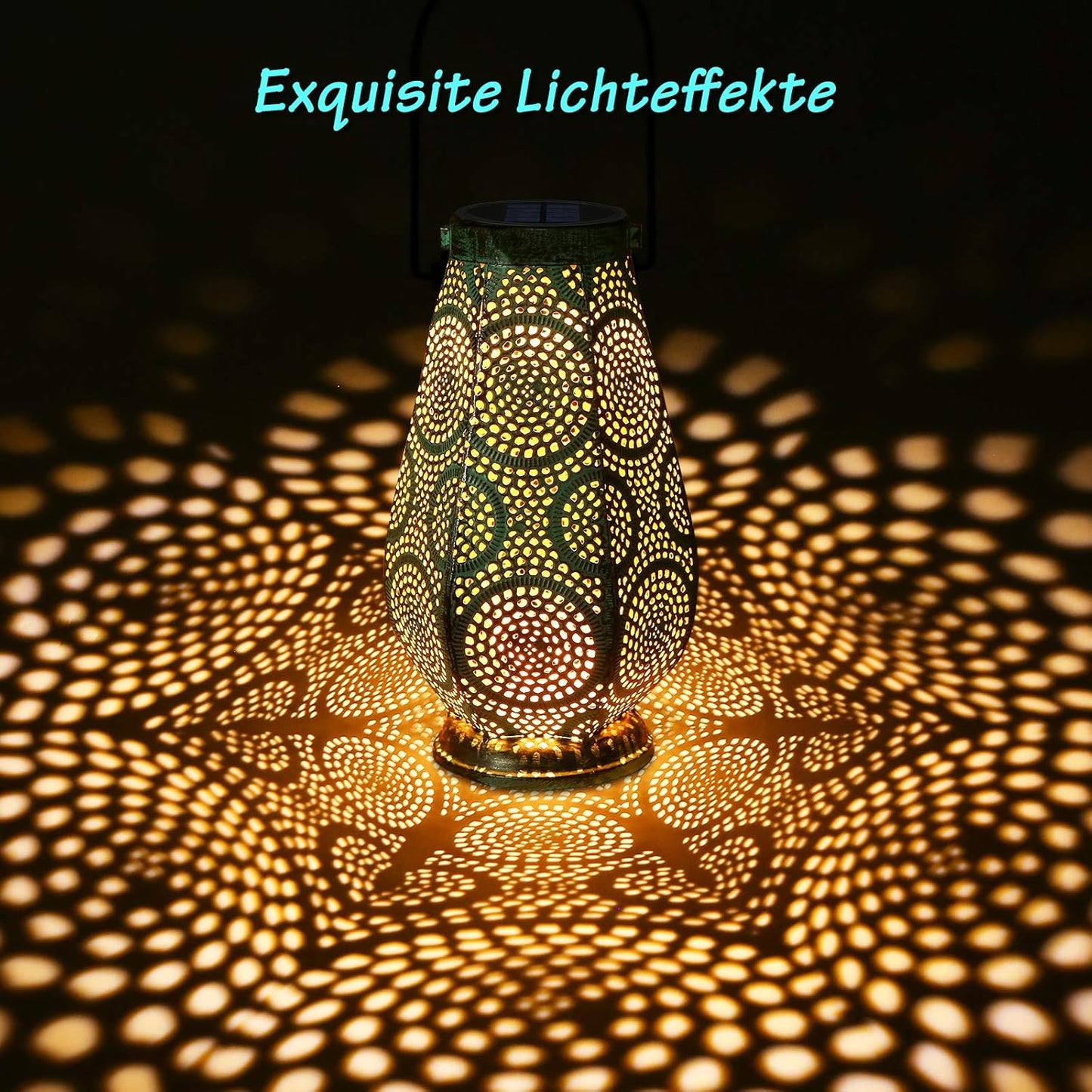 Solarlaterne, Türkis Gross x 1