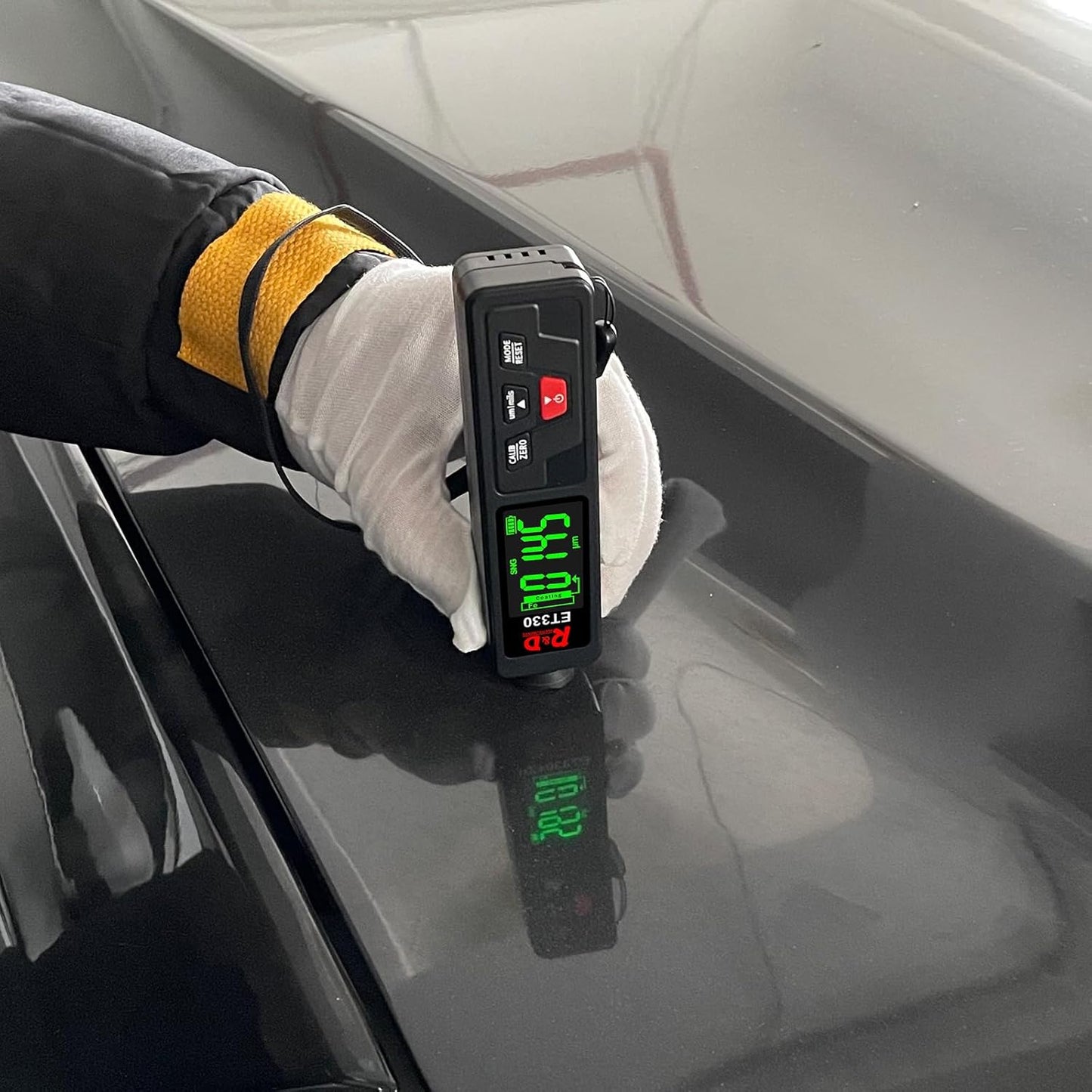 Handheld Lackdickenmessgerät ET330 mit LCD-Display, PCB+Kunststoff