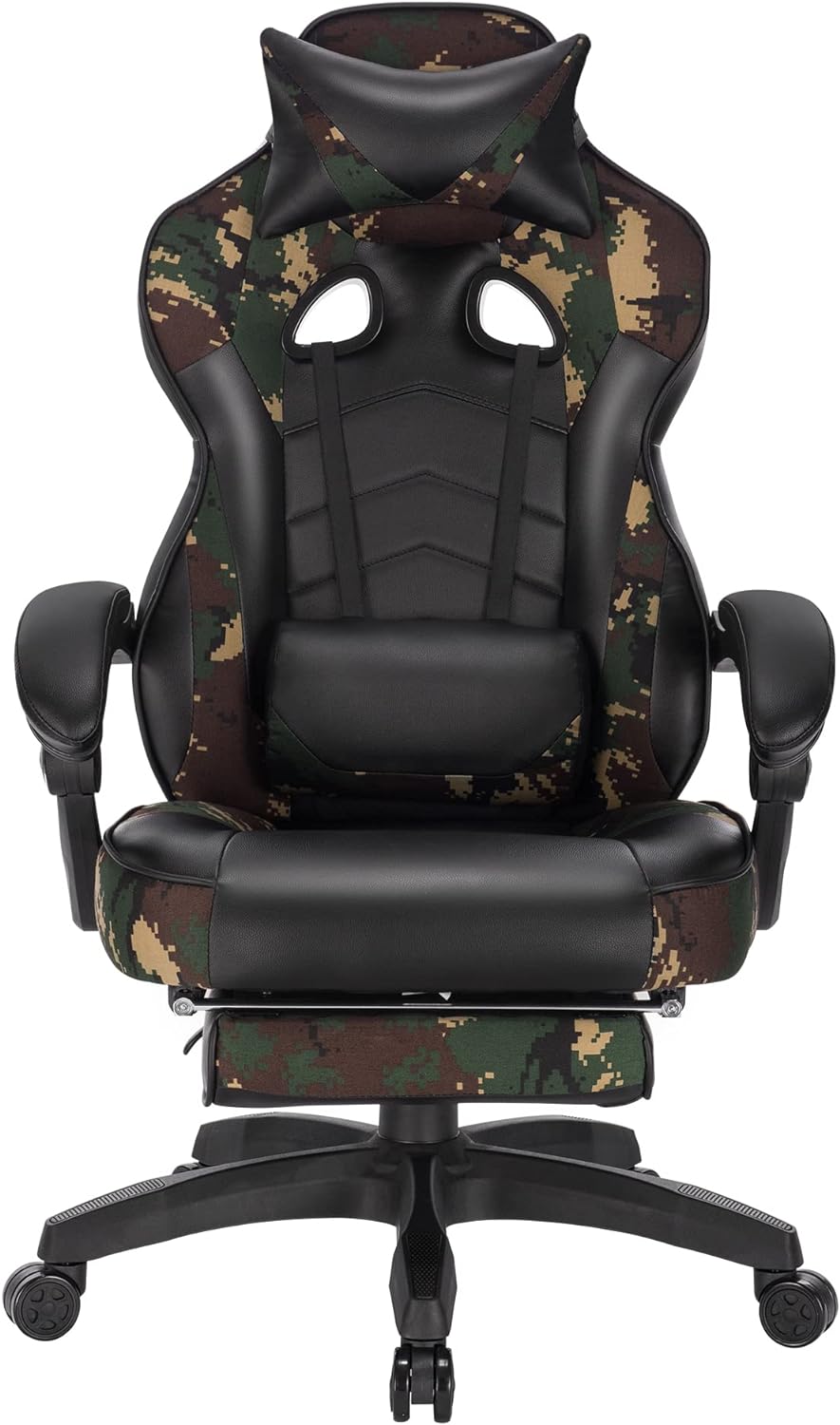 Gaming PC-Stuhl, Camouflage ; Kunstleder