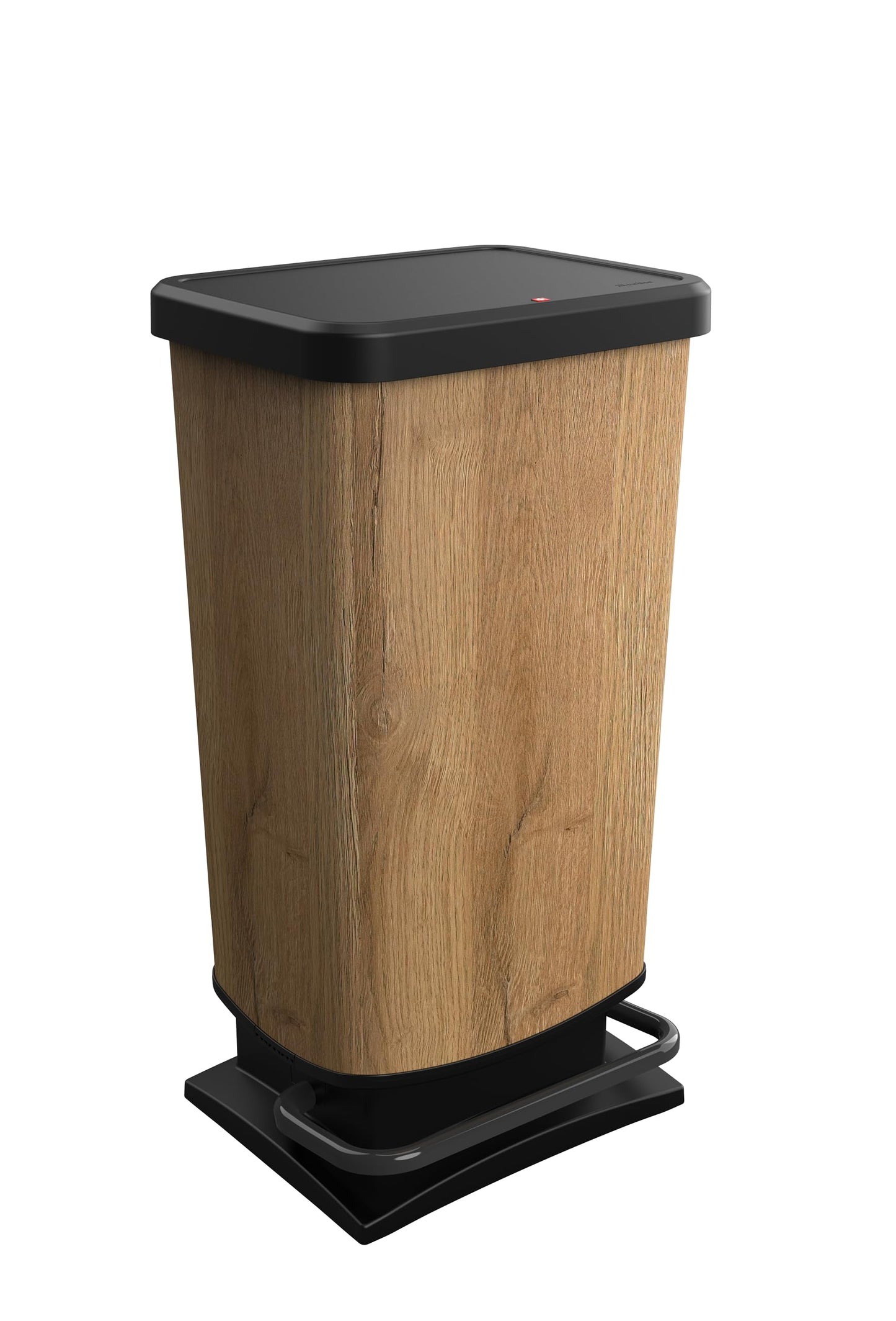 Tretmülleimer mit Soft-Close-Deckel, Mülleimer Holz