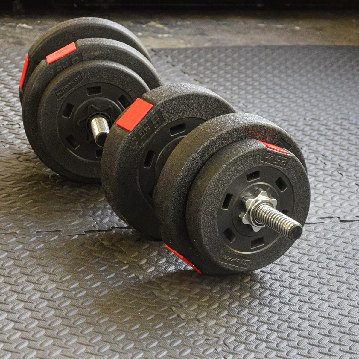 8er-Set Profi Bodenschutzmatte für Fitnessgeräte, 2cm