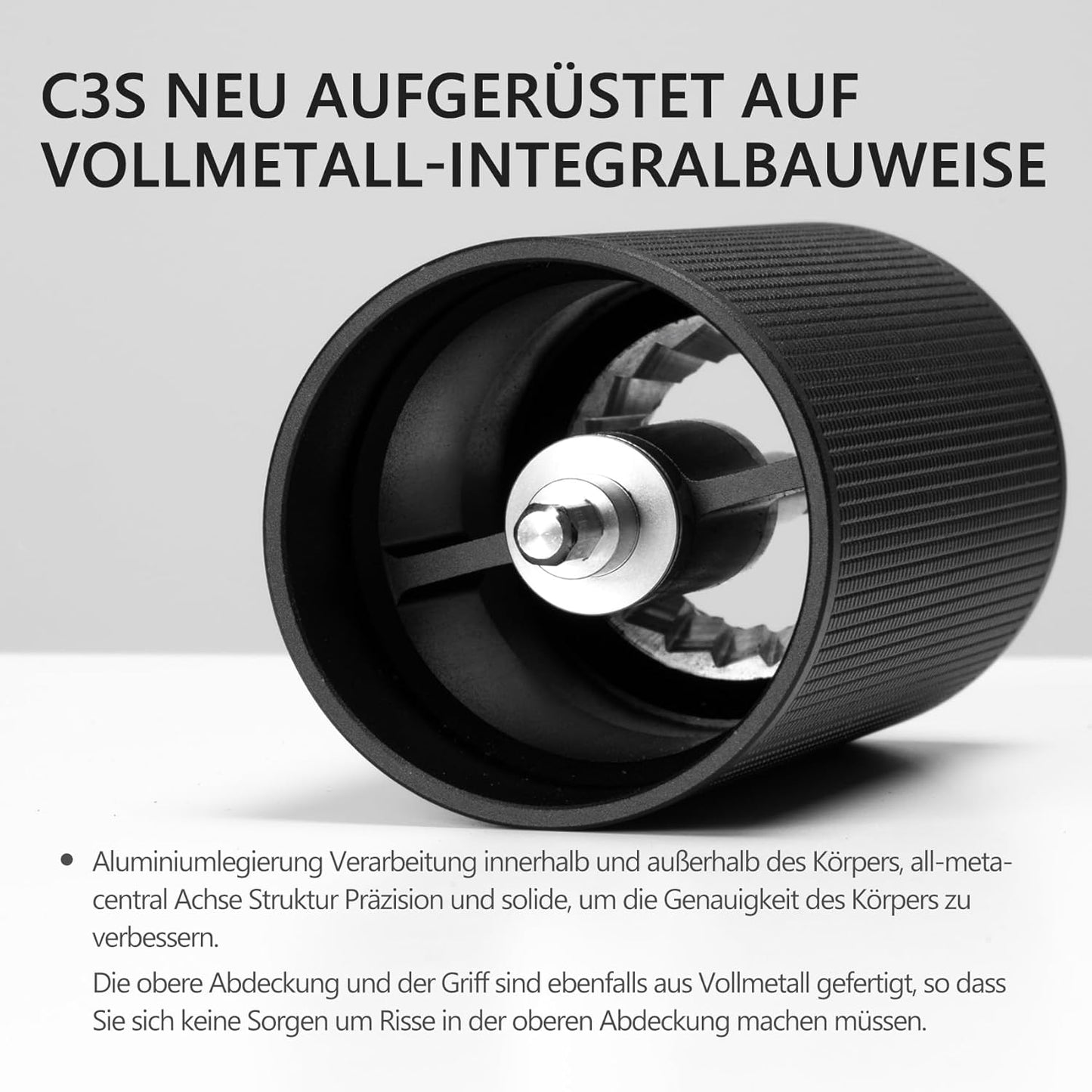 Chestnut C3S Pro Manuelle Kaffeemühle, C3s Pro Schwarz