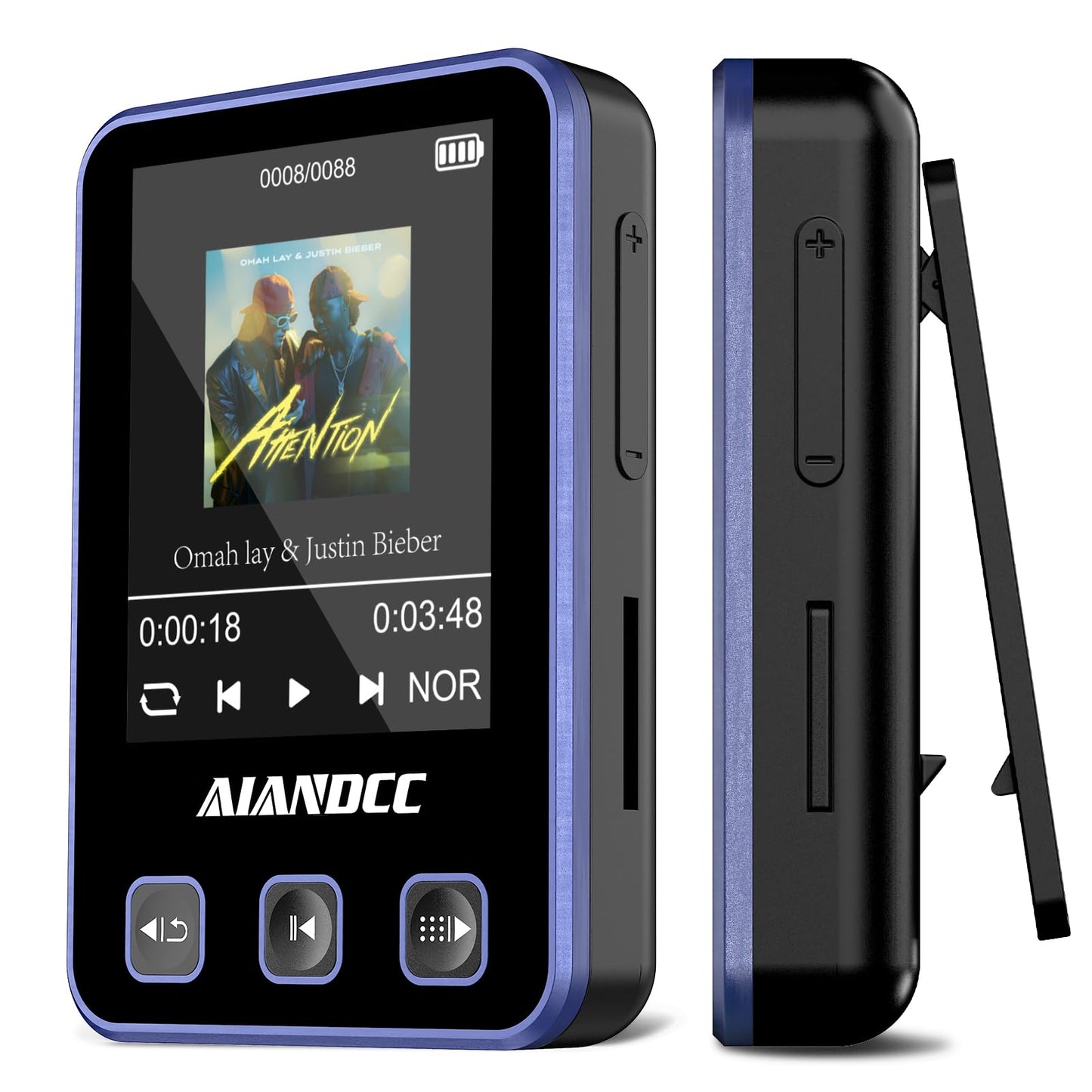 Sportlicher MP3-Player, Violett