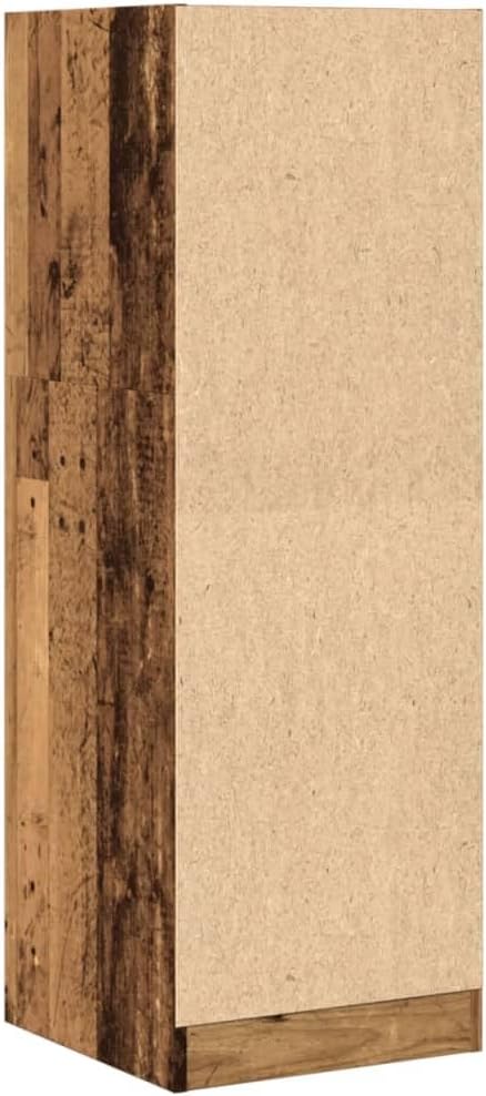 Apothekerschrank mit Ausziehfächern, Altholz 40 x 41 x 118 cm