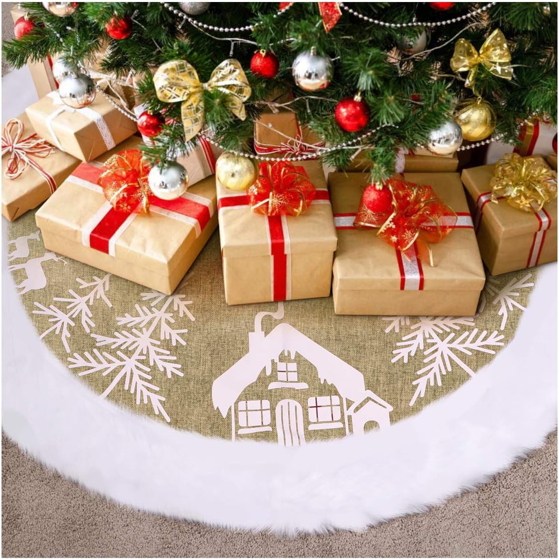 Christbaumdecke, Beige