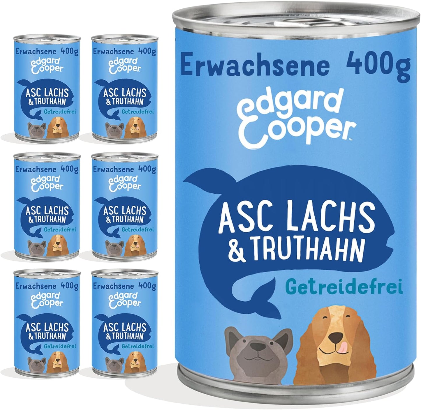 Hundefutter nass, Lachs ASC/Truthahn