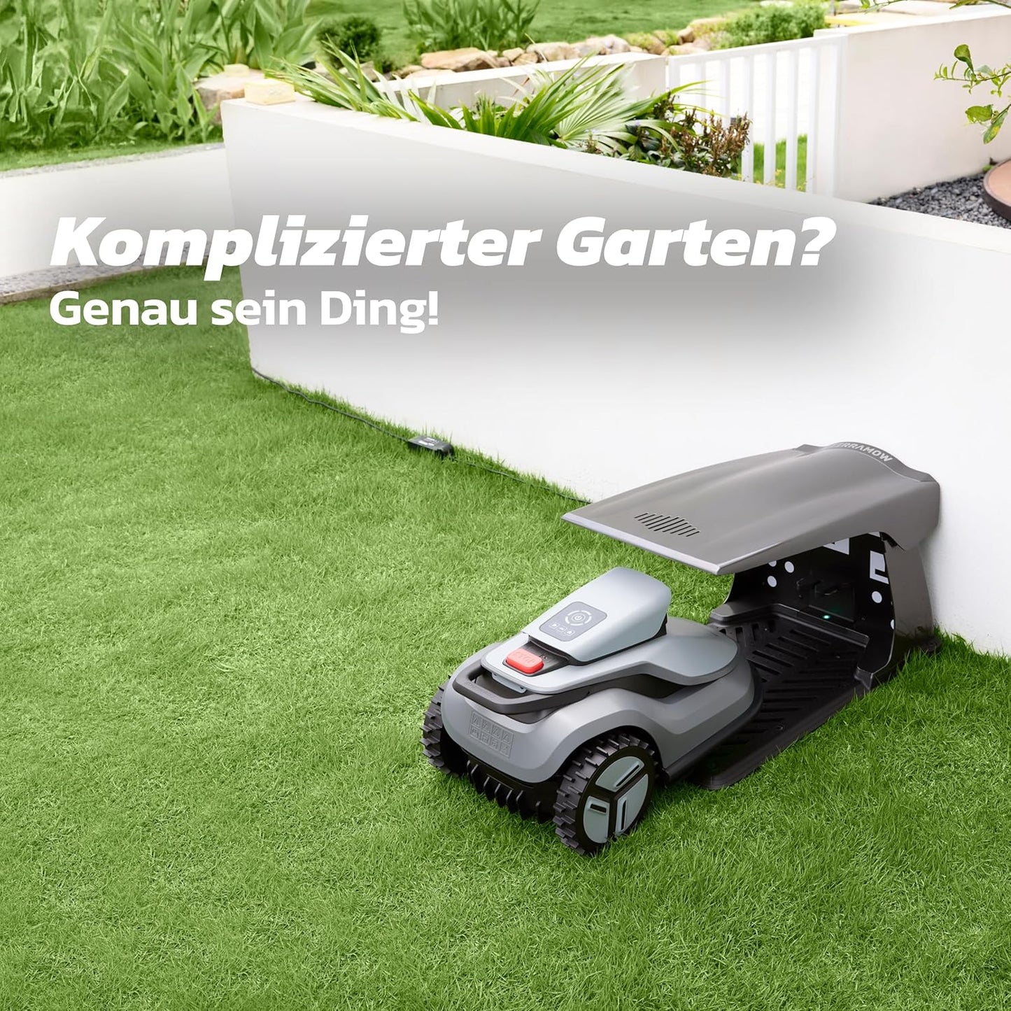 Mähroboter mit KI-Bilderkennung bis 1200m², V1000