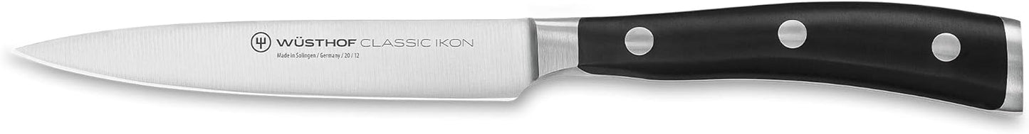 Gemüsemesser Classic Ikon, Schwarz 12 cm