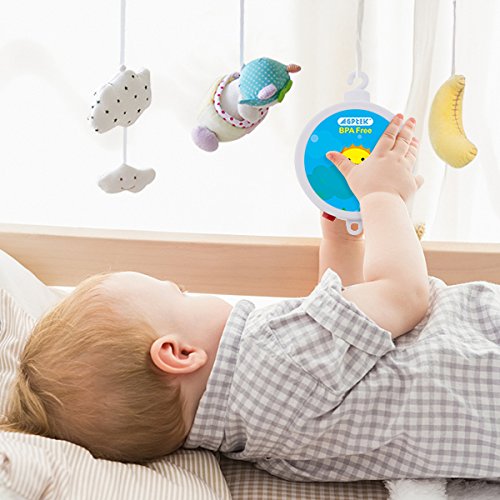 Elektrische Baby-Spieluhr mit 12 Melodien, Musical Mobile