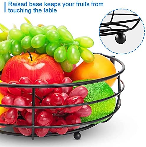 2-stöckiger Obstkorb mit Bananenhalter