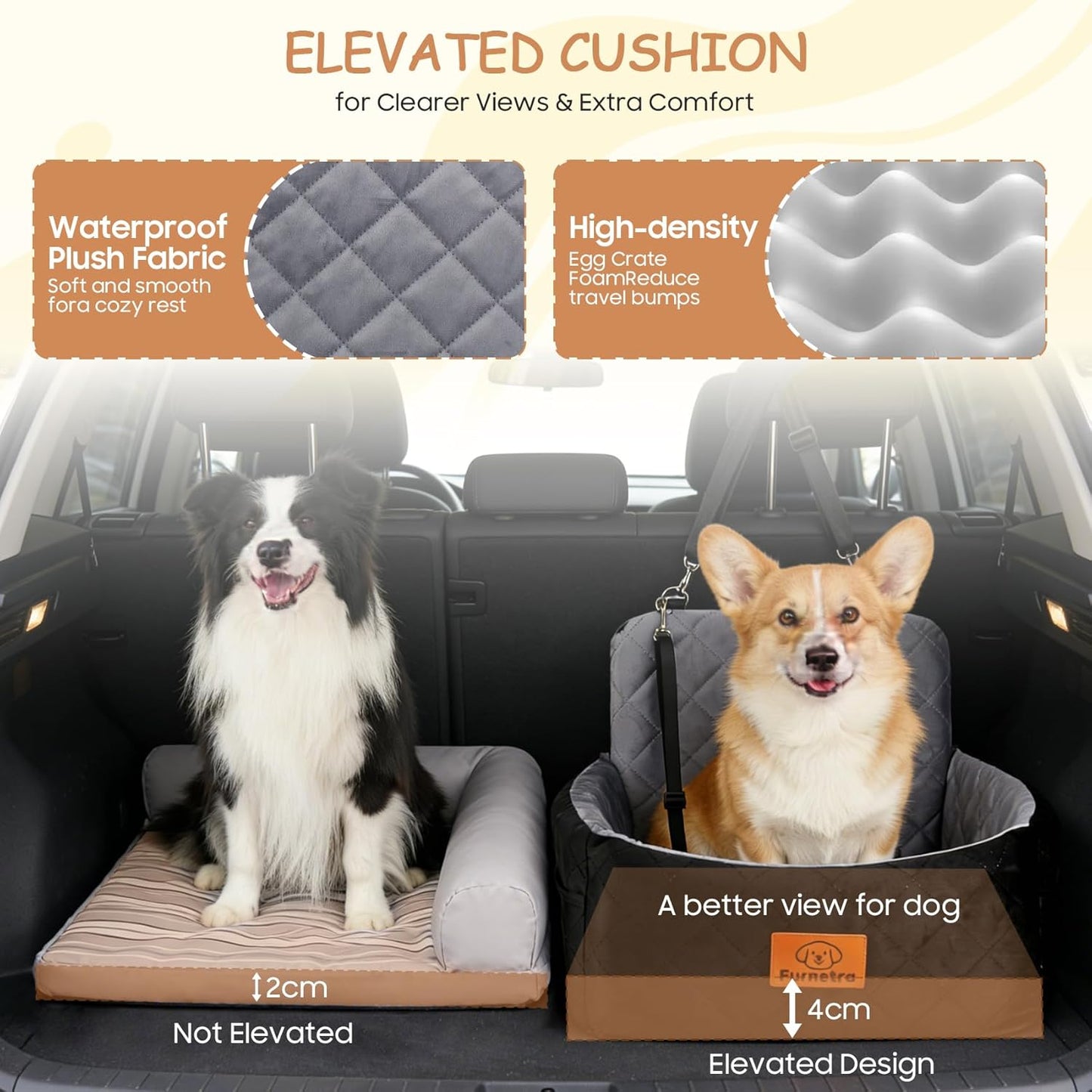 Autositz für Hunde