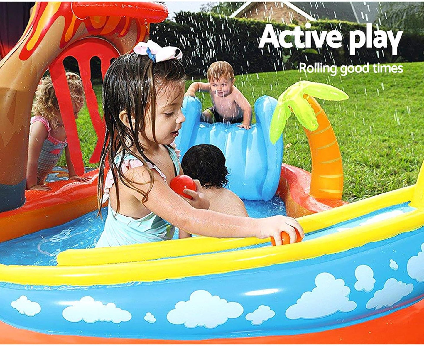 Wasserspielcenter Lava Lagoon für Kinder ab 2 Jahren