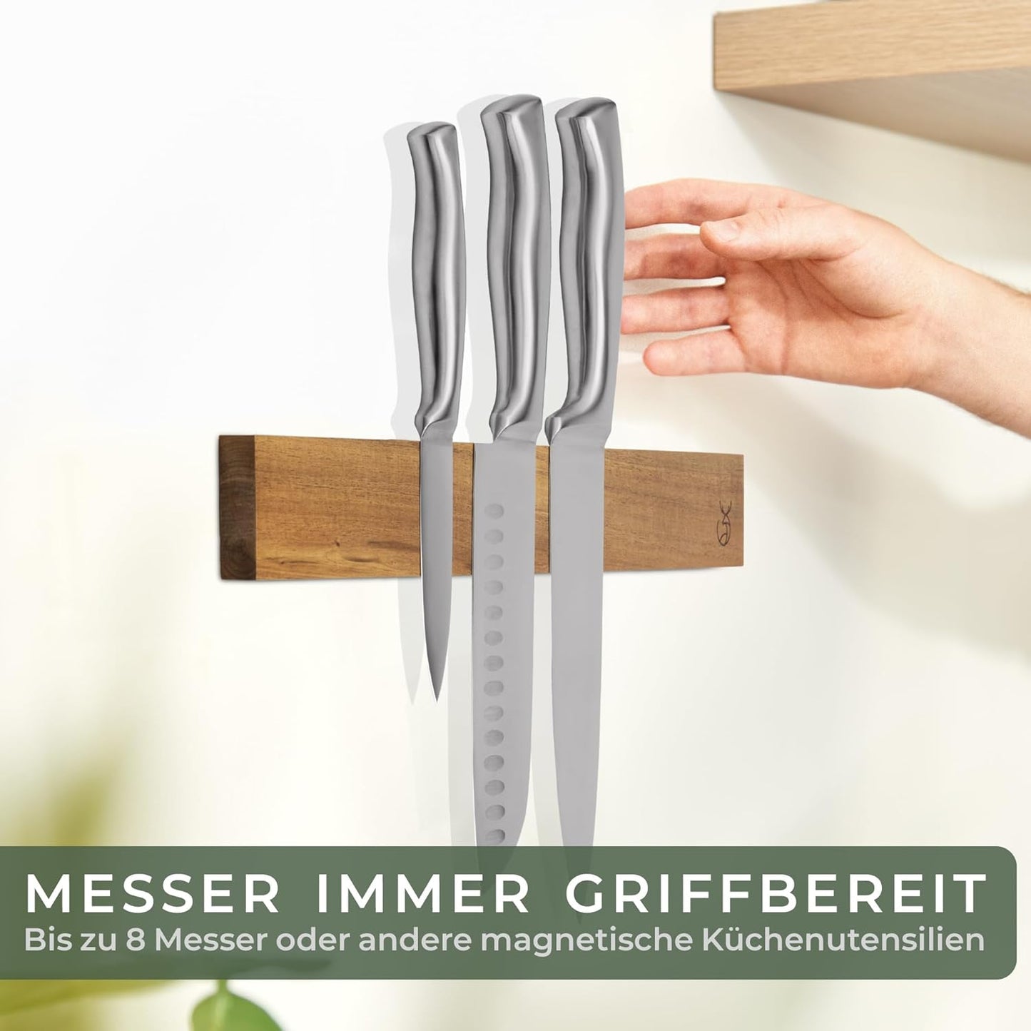 Messerleiste, Messerleiste Akazienholz