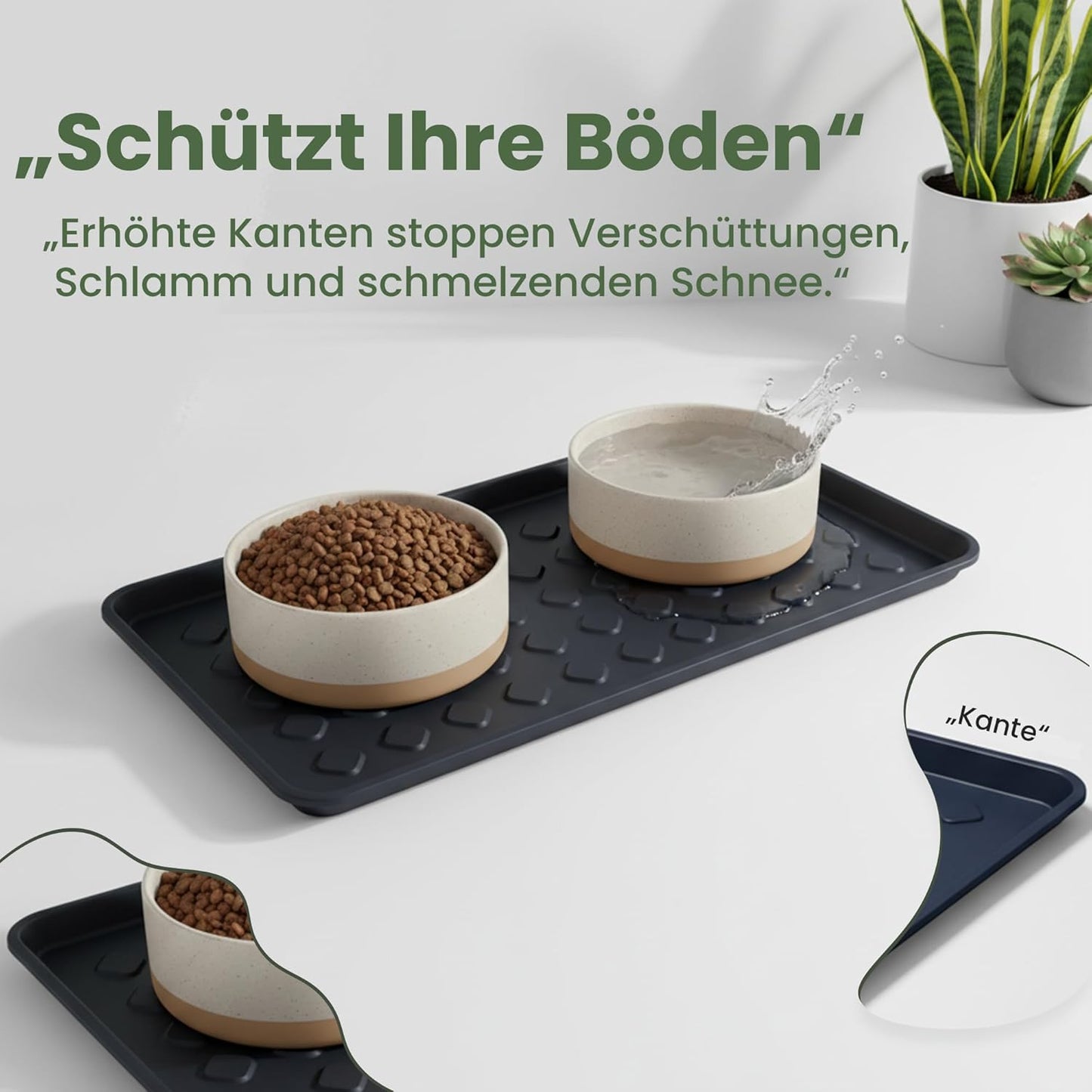 2er-Set Schuhabtropfschalen, 2 Stück