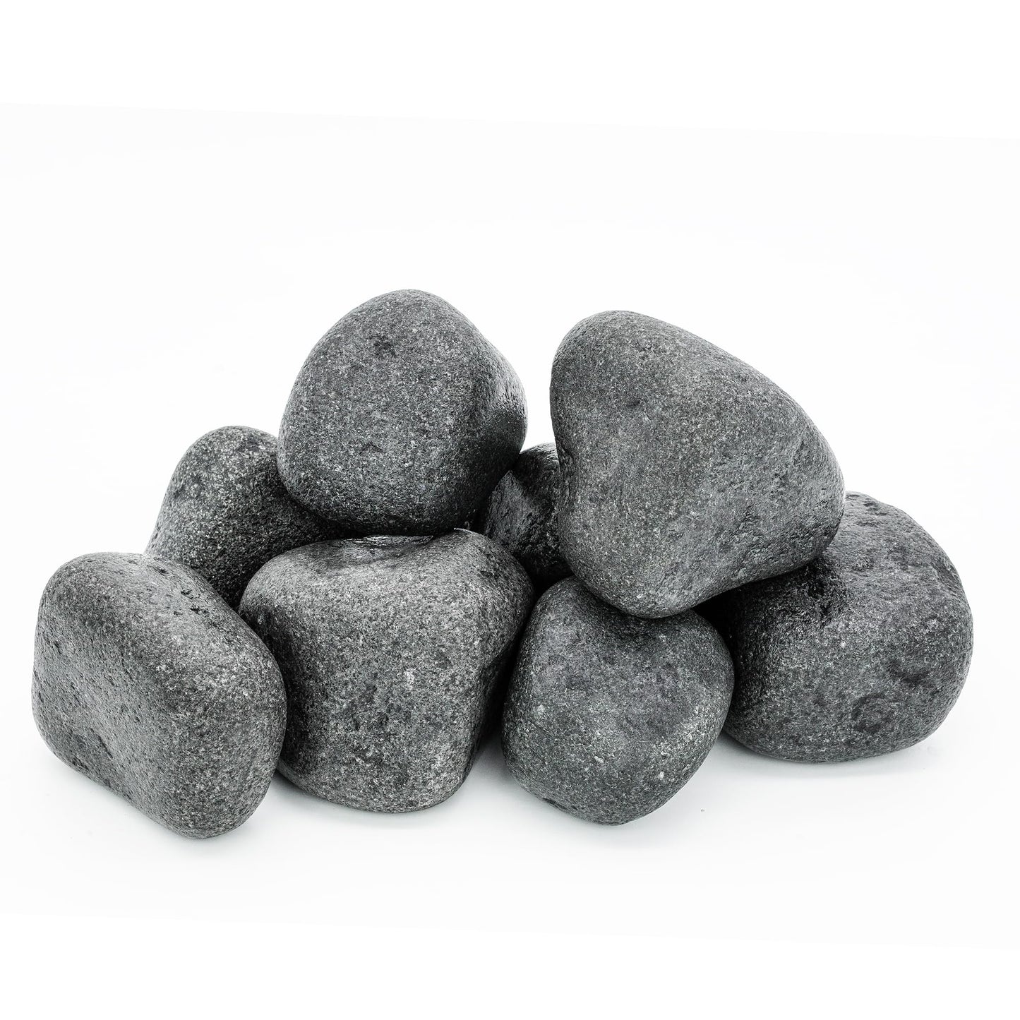 Saunasteine Olivin-Diabas 15 kg (abgerundet), 10-15 cm