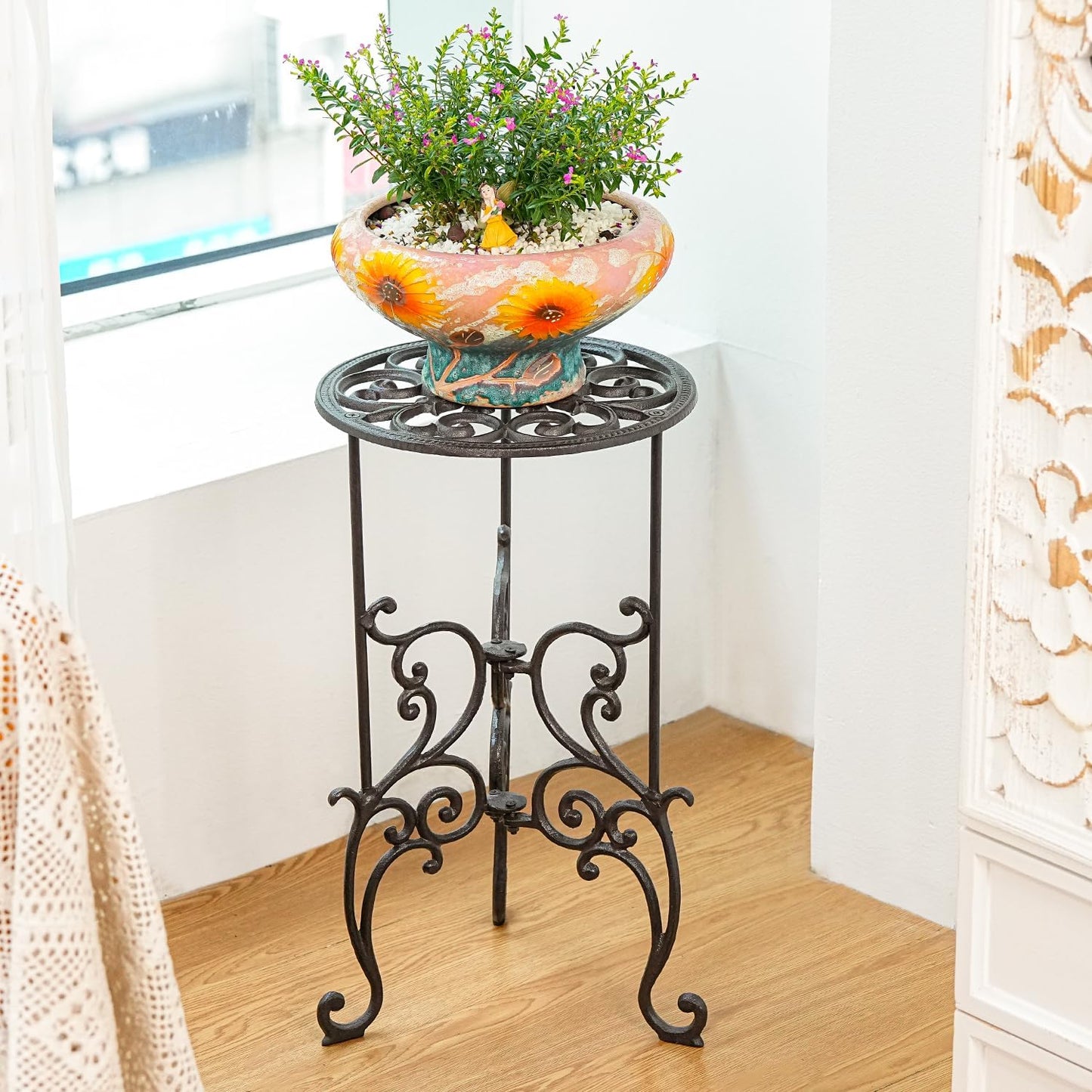 Robuster Topfpflanzenständer, 1-Tier Stand & 19.3Inch Tall