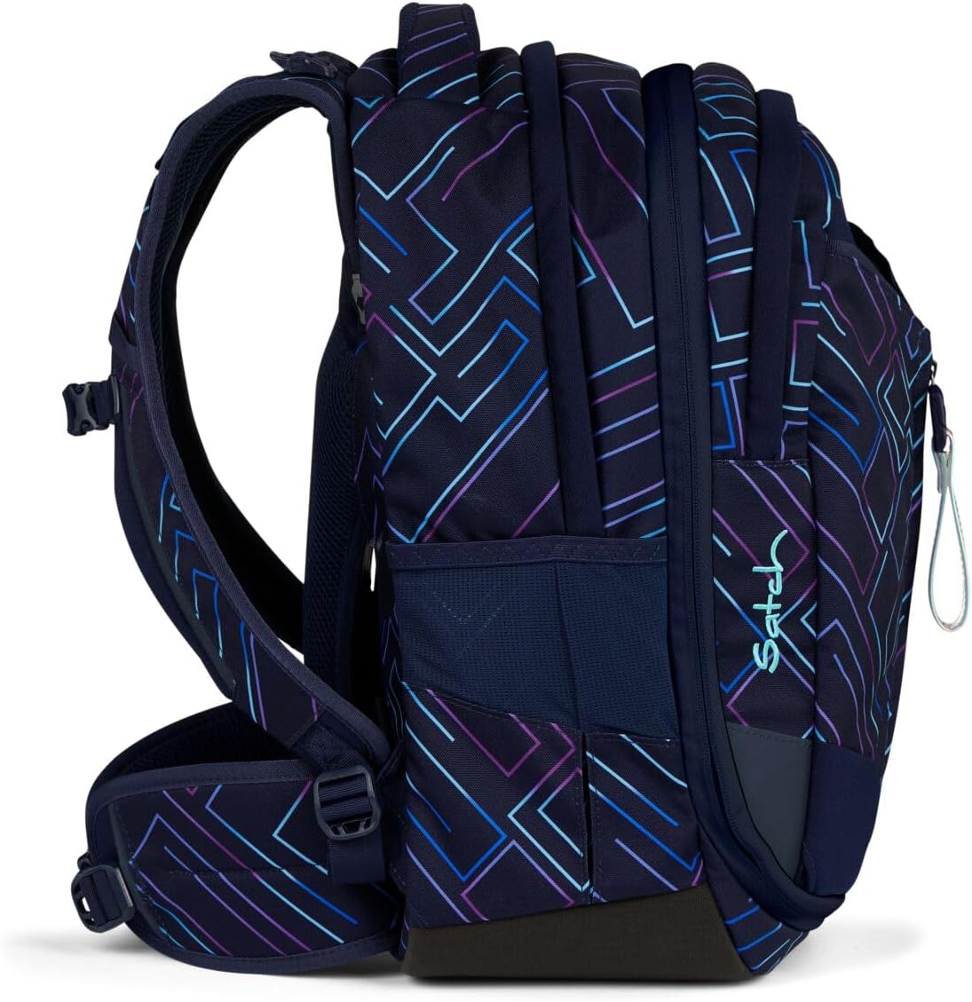 3-teiliges Schulranzen-Set Match inkl. Schlamperbox und Sportbeutel, Purple Laser
