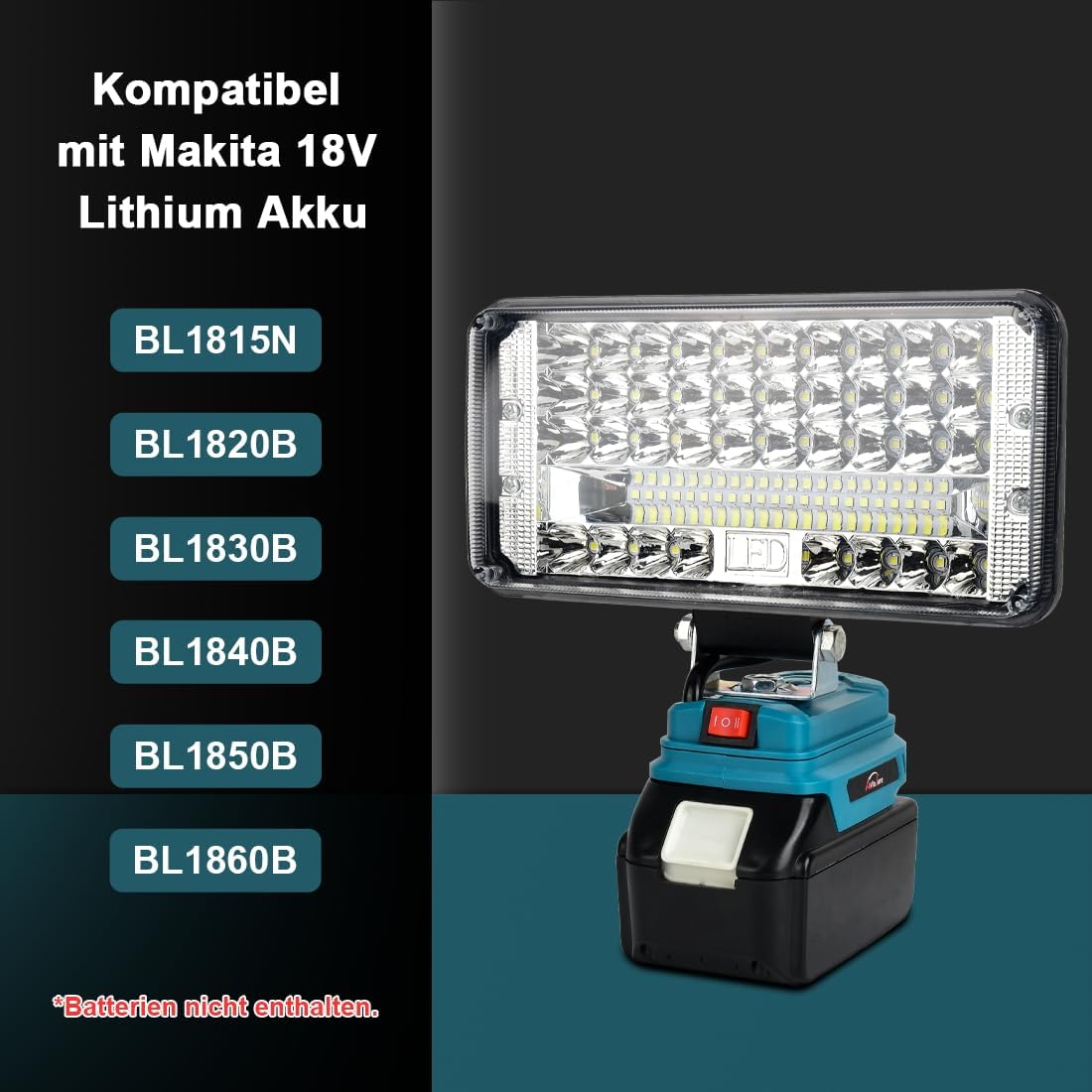 Akku-LED-Arbeitsleuchte, 7 zoll 90W|1