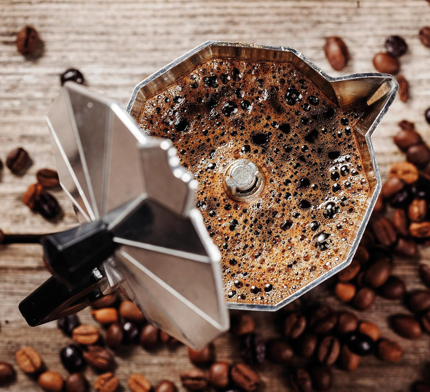 Espressokocher CLASSICO mit Warmhaltefunktion, Silber, Single
