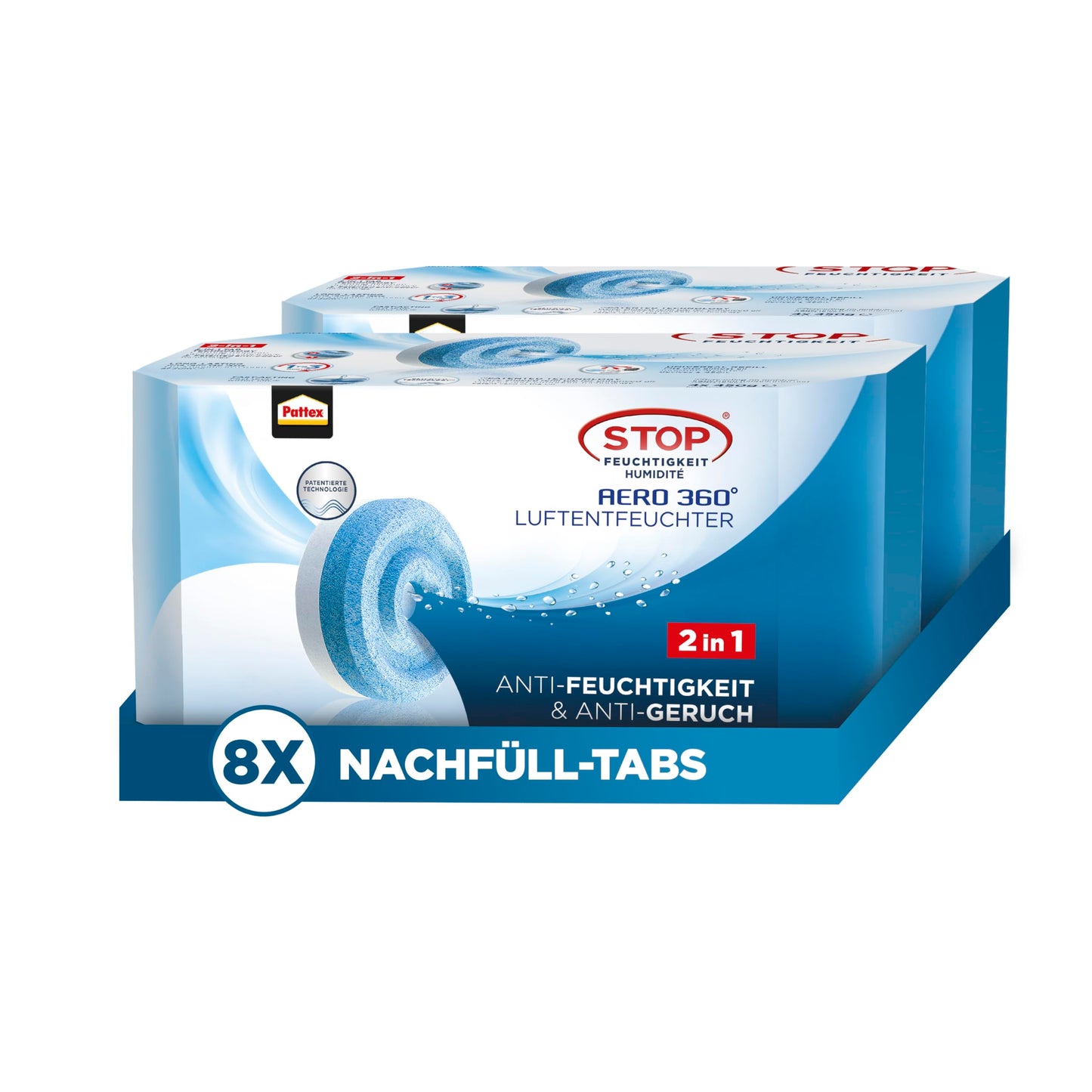 AERO 360° Nachfülltabs, 8x 450g, Neutral 8x 450g Nachfülltabs