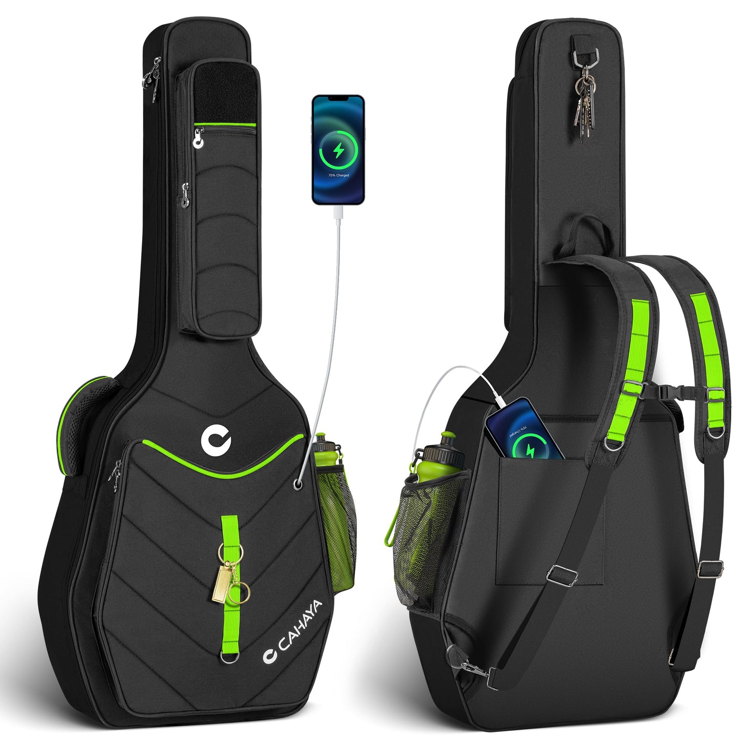 Gepolsterte Softshell Gitarrentasche