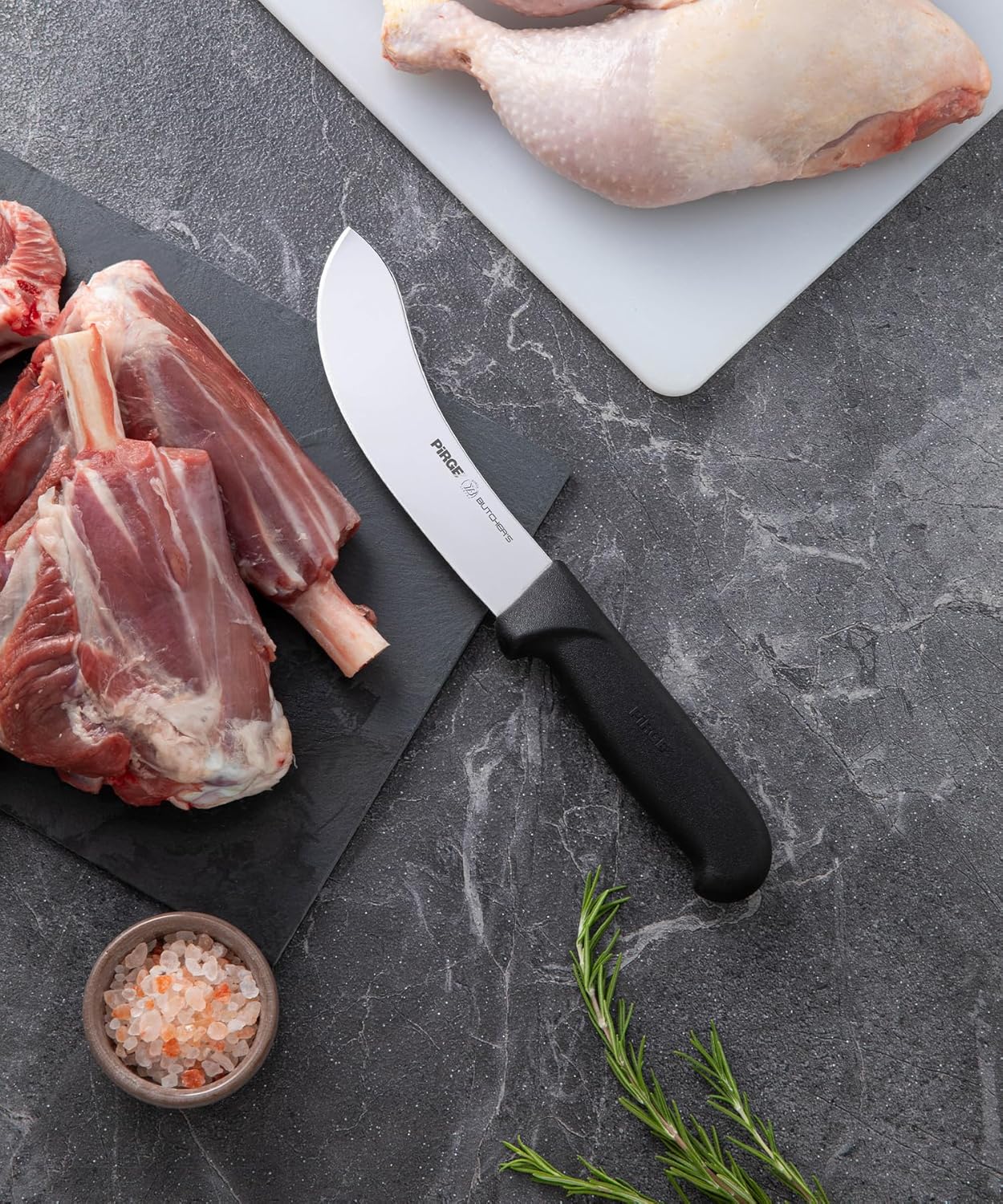 3-teiliges Metzgermesserset mit Tasche, BUTCHER'S 4 Stück