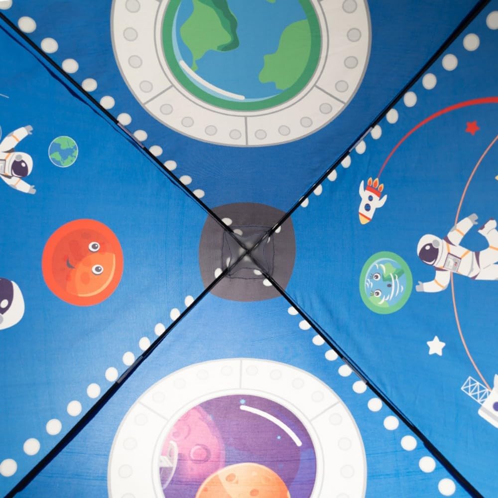 Kinder-Spielzelt Weltraumrakete für drinnen & draussen, Weiss