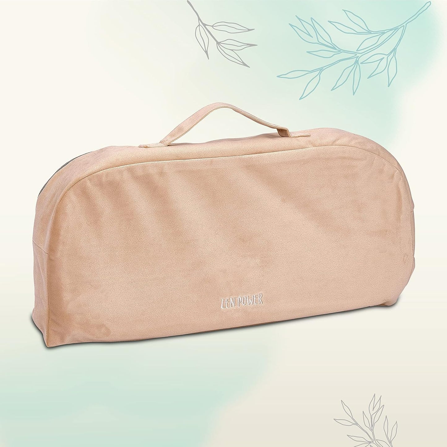 Klappbare Yoga- und Meditationsbank, Beigefarbenes Kissen + Bank
