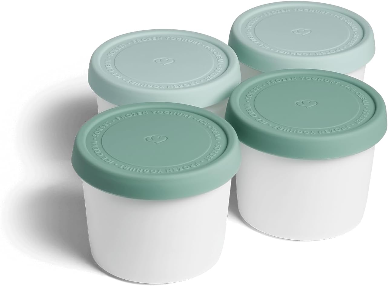 4-teiliges Eisbehälter-Set für Speiseeis
