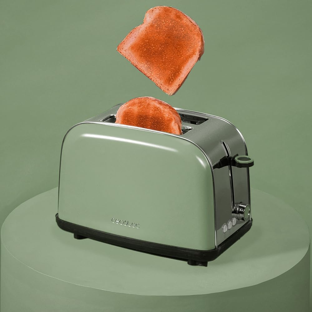 Toaster Toastin Time, 2 Kurze Schlitze + Stäbe Green