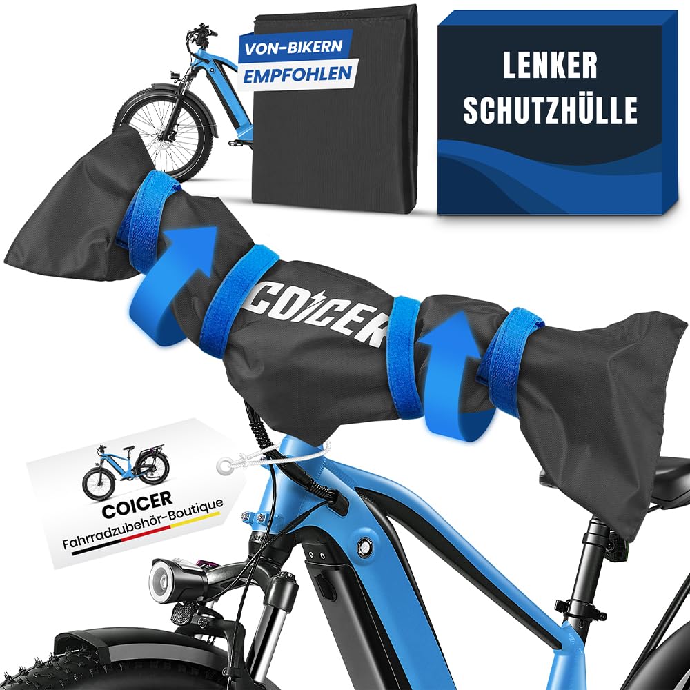 Lenkerschutzhülle Ebike Transportschutz 2er-Set, Blau, 2er-Pack