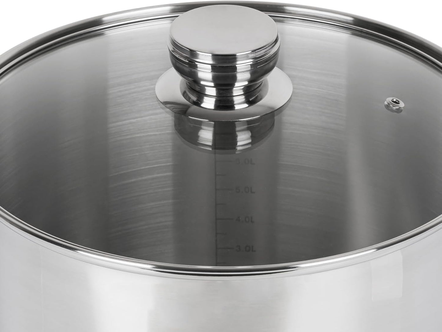 Grossraum-Kochtopf mit Glasdeckel