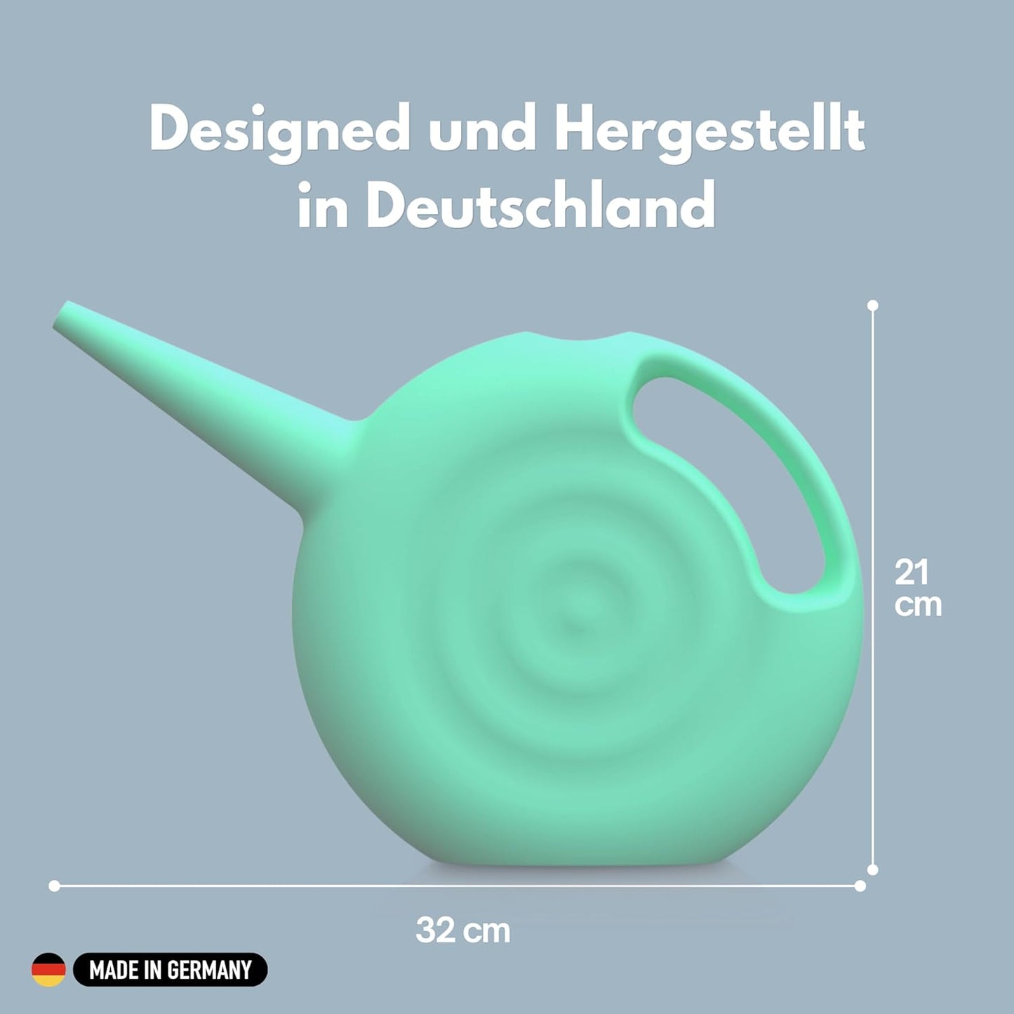 Zimmergiesskanne, Türkis