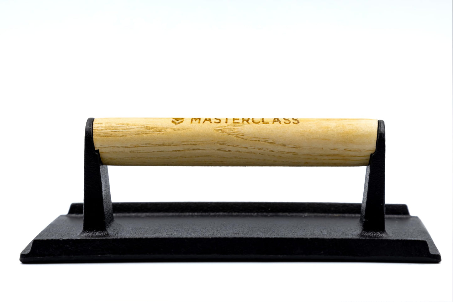 Gusseisen Grillpresse mit Holzgriff