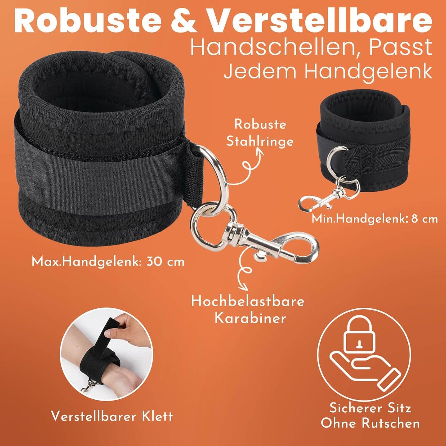 3-in-1 BDSM Bondage-Set für Paare