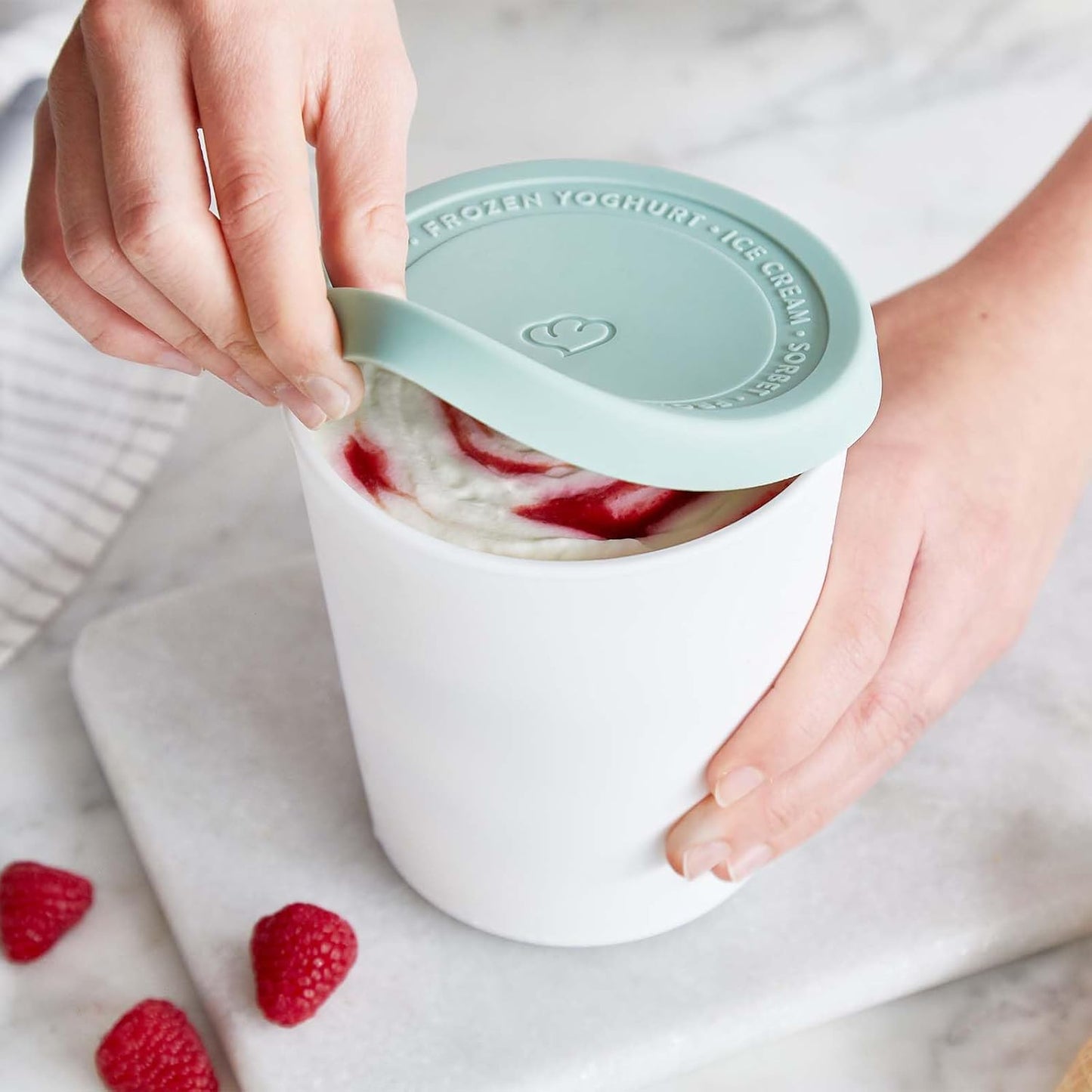 Eisbehälter-Set für Speiseeis, Mint
