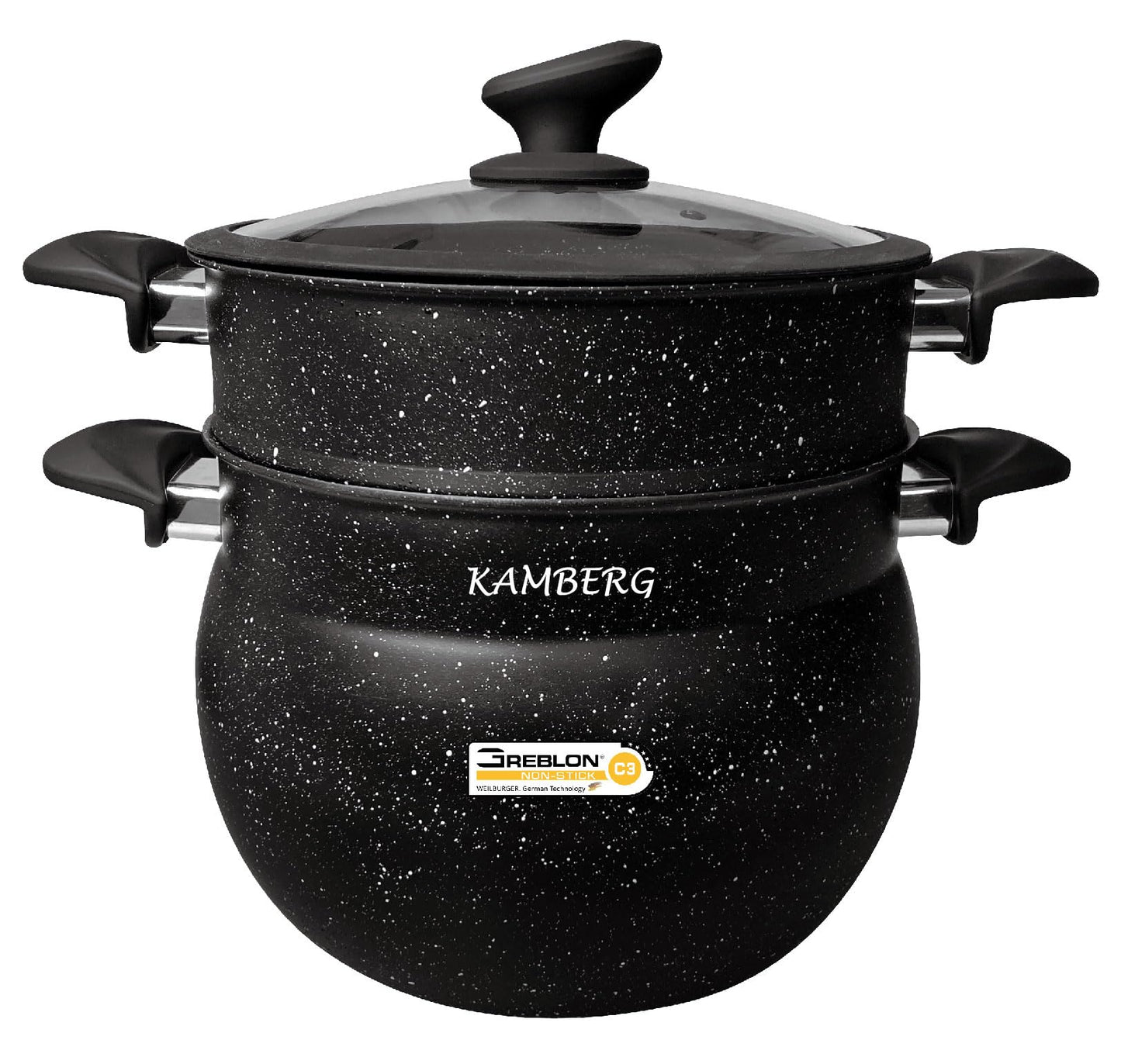 3-in-1 Couscous-Topf/Dampfgarer für Induktion