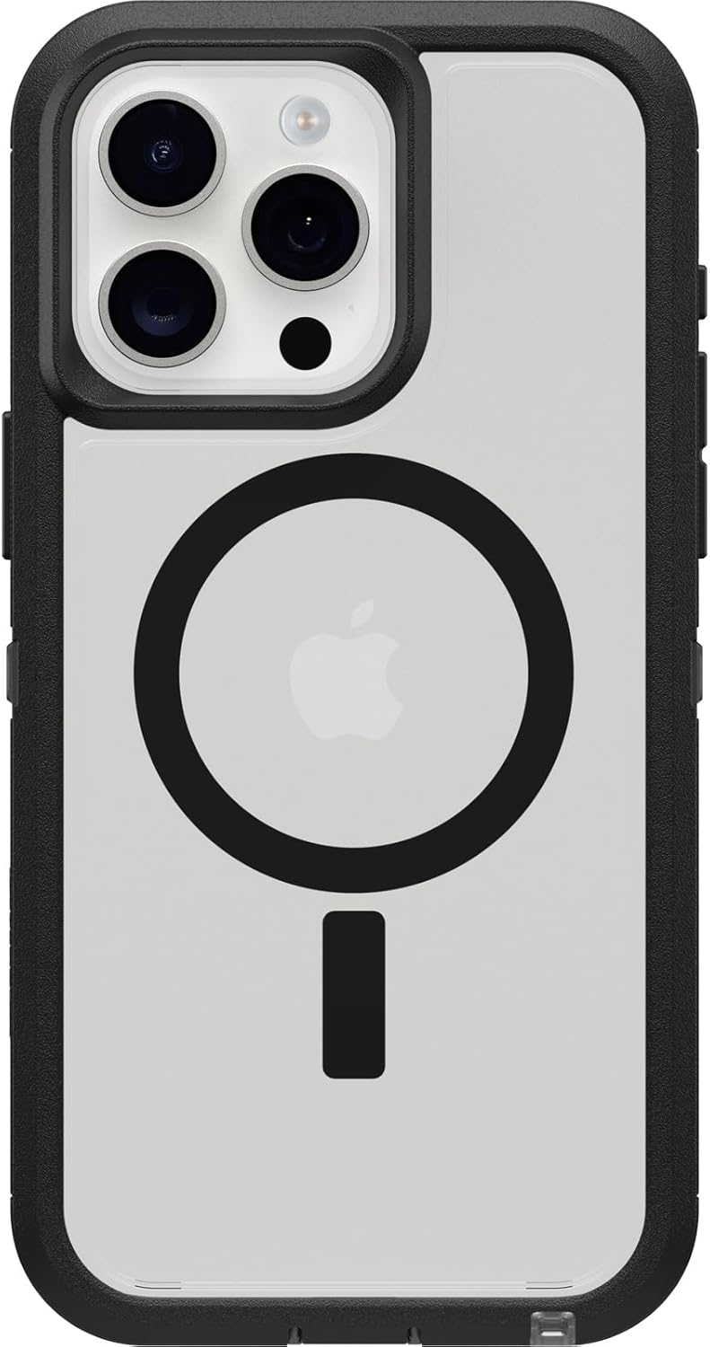 Defender XT, iPhone 15 Pro Max, Transparent/Schwarz