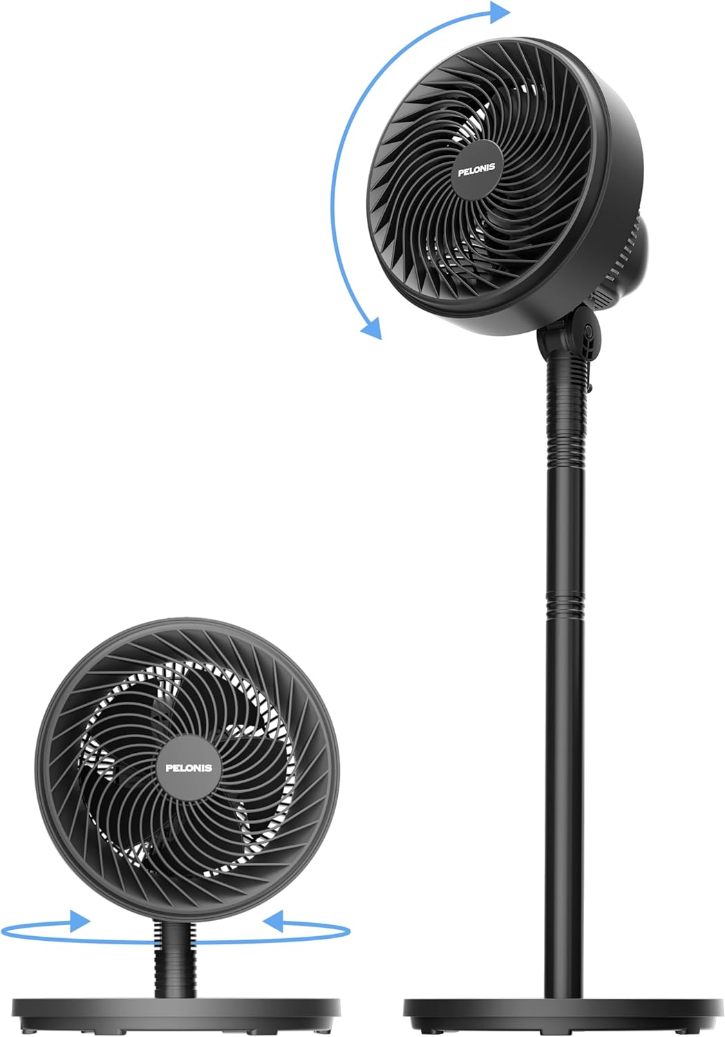 Höhenverstellbarer Säulenventilator, Modern