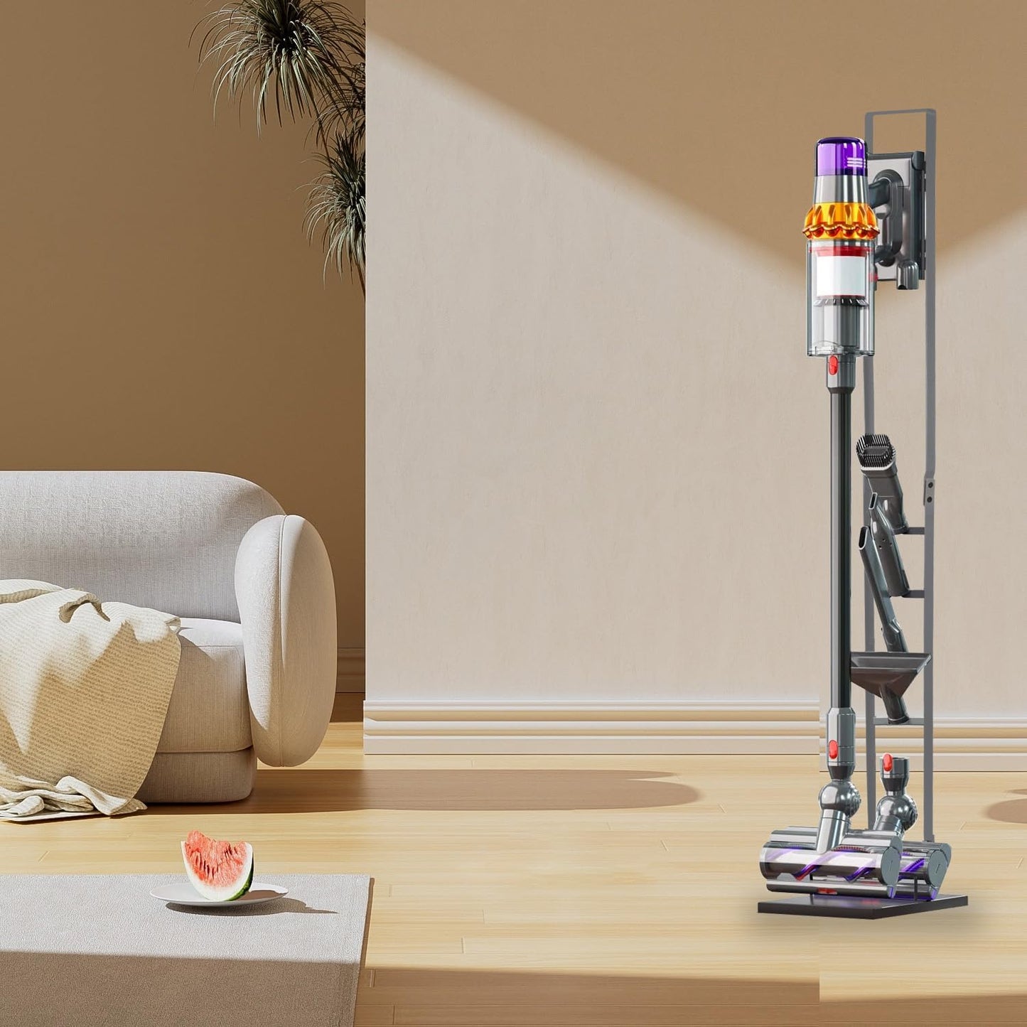 Staubsaugerständer für Dyson V6 bis V15 und DC30 bis DC74 Modelle, Grau