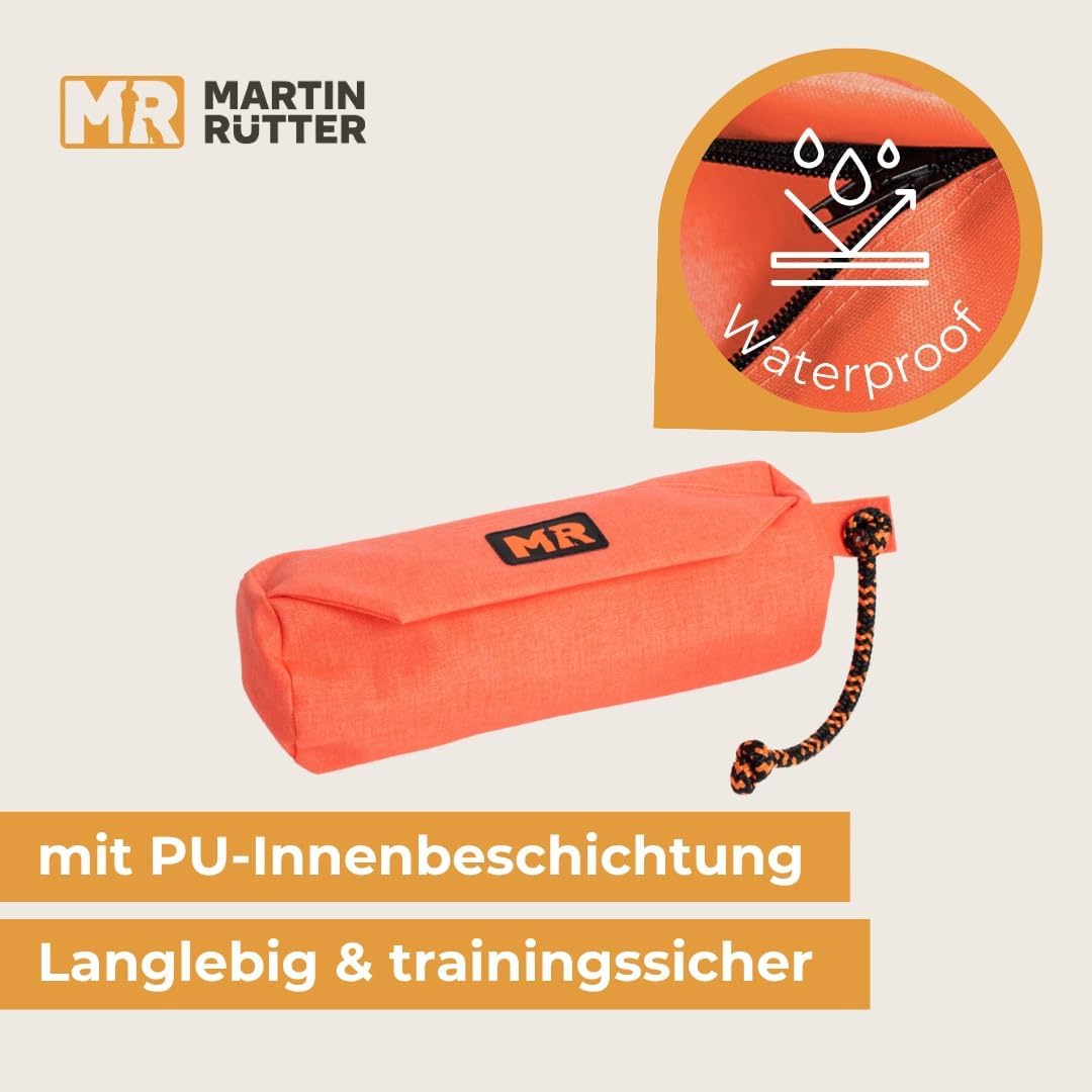 Wasserabweisender Futterbeutel-Dummy mit Reissverschluss & Wurfschnur, Türkis L