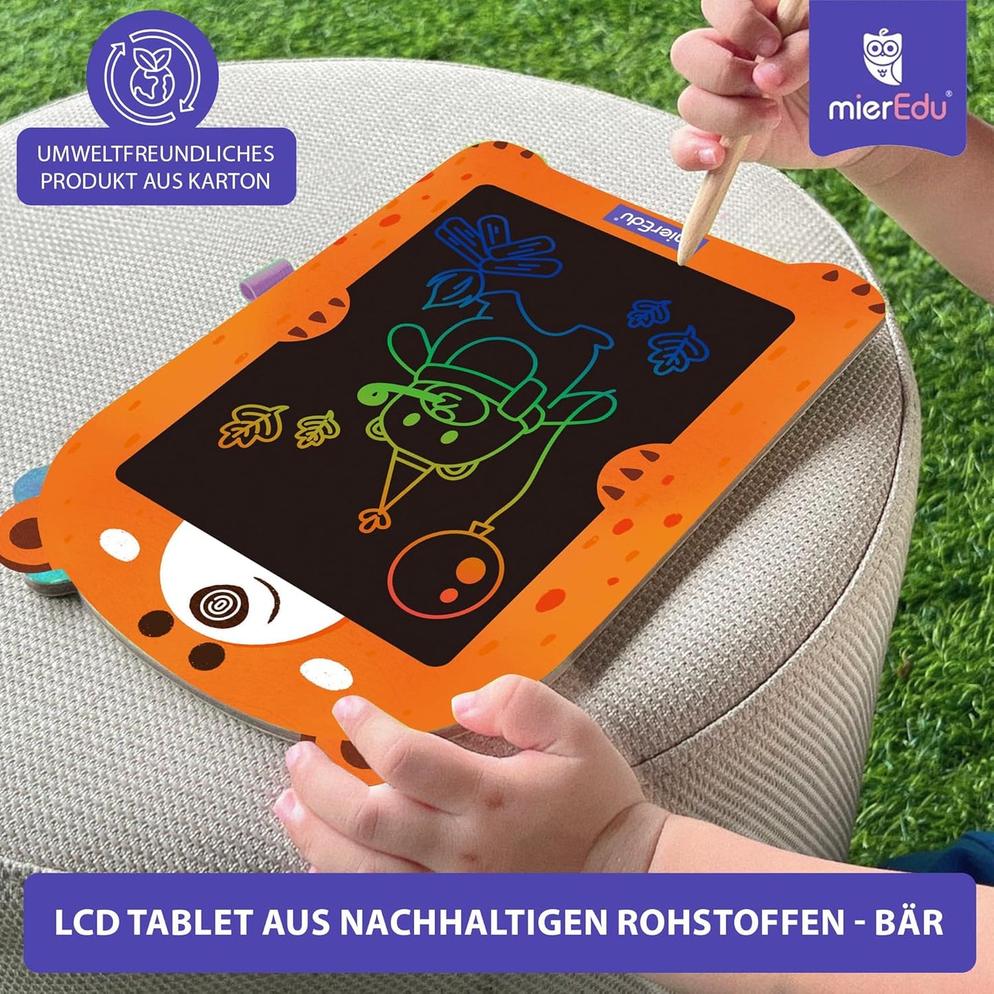 Schreibtafel für Kinder, Bär