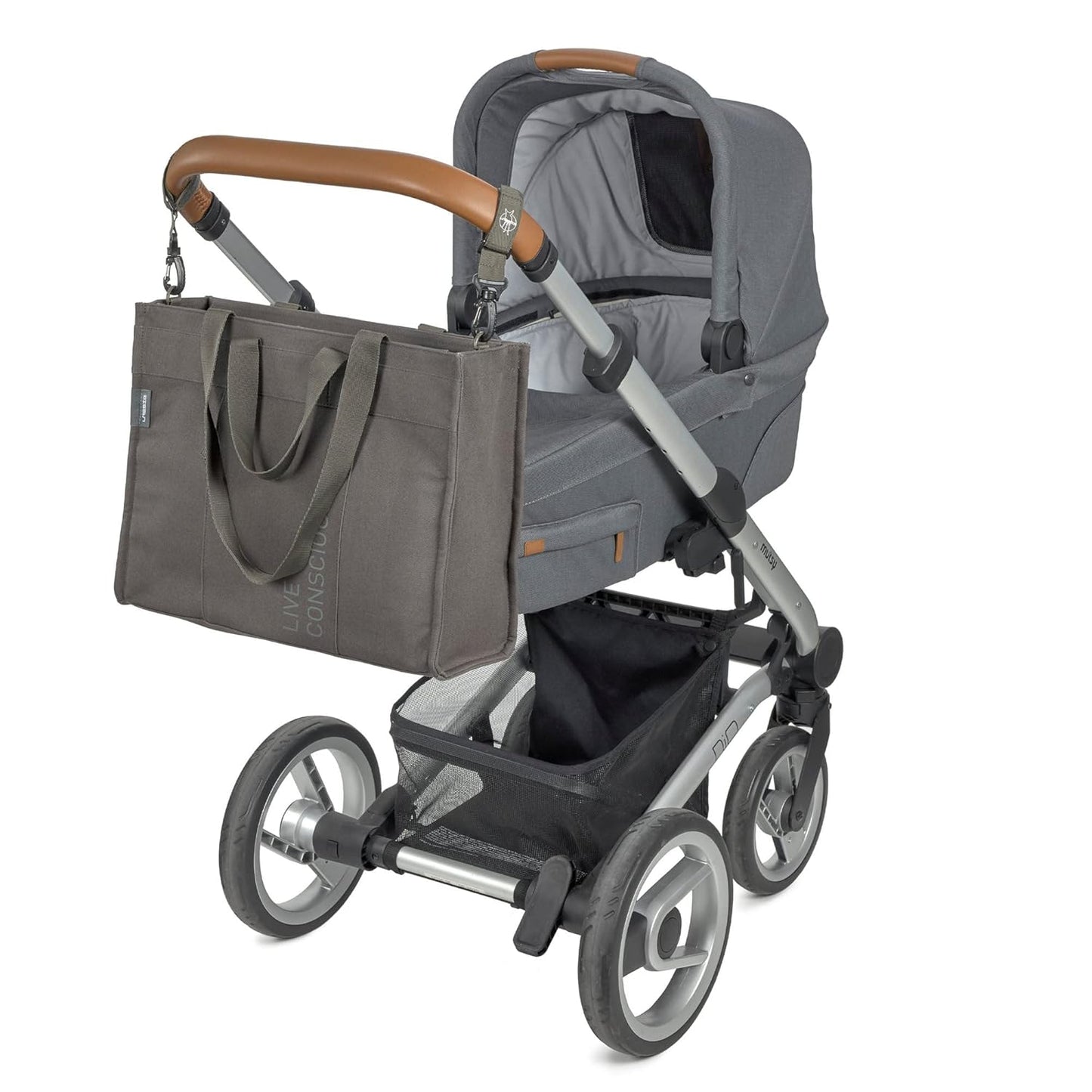 Wickeltasche, Anthracite